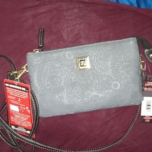 Stone Mountain gray crossbody